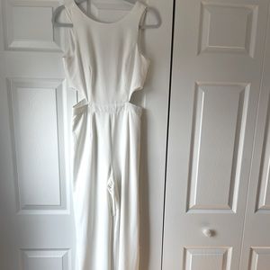 Gorgeous white jumpsuit from Lulu’s